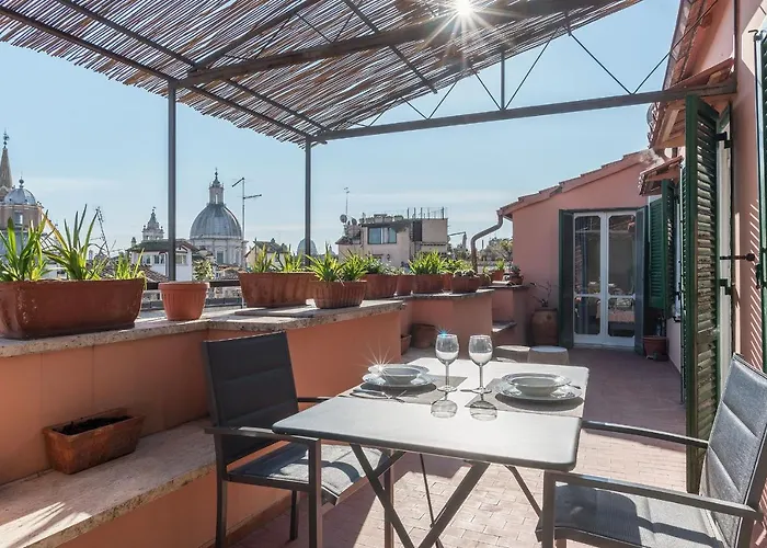Apartmán Guesthost - Piazza Navona Panoramic Penthouse *