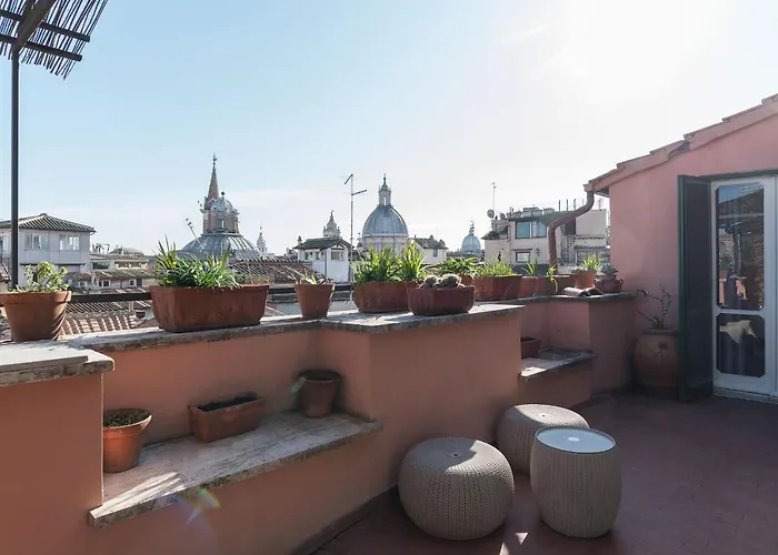 Guesthost - Piazza Navona Panoramic Penthouse * Řím